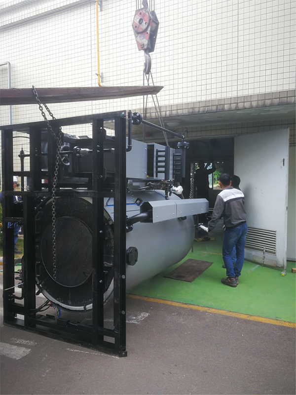 汽車配件制造商鍋爐搬遷施工